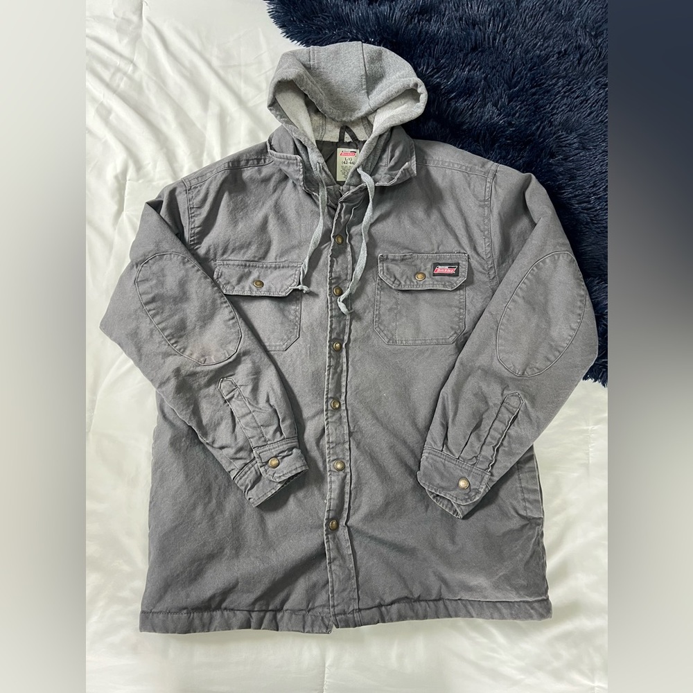 Grey Hooded Dickies Jacket